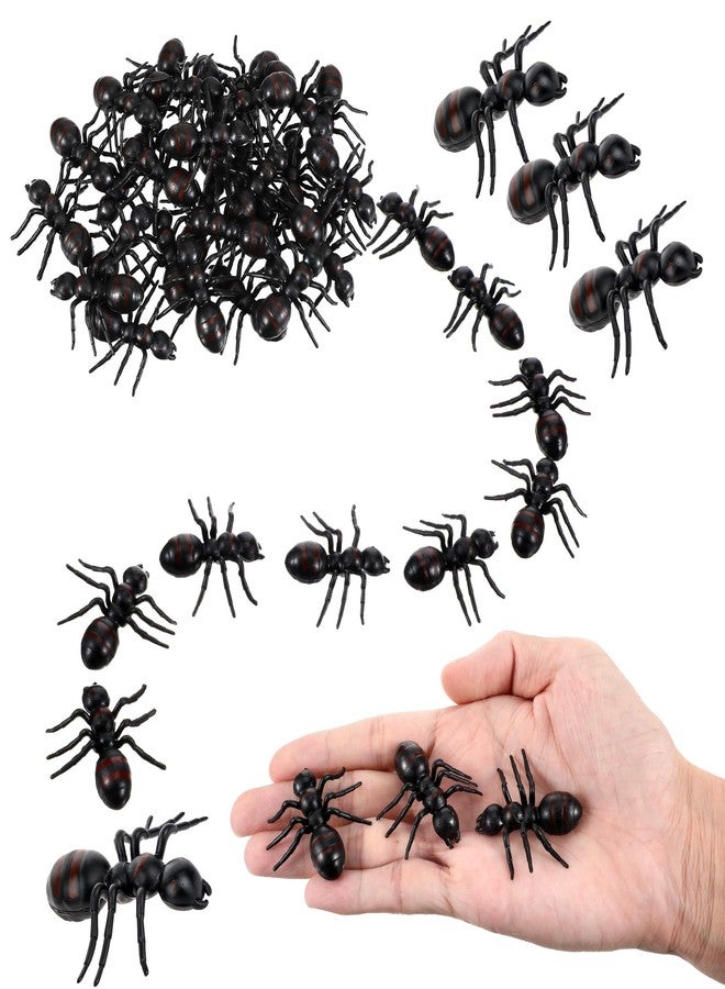 HaiFafafaing 30 Pcs Plastic Ants, Black Fake Ants for Party Decorations, Halloween Prank Toys, Practical Jokes, Cake Decorations - Image 1